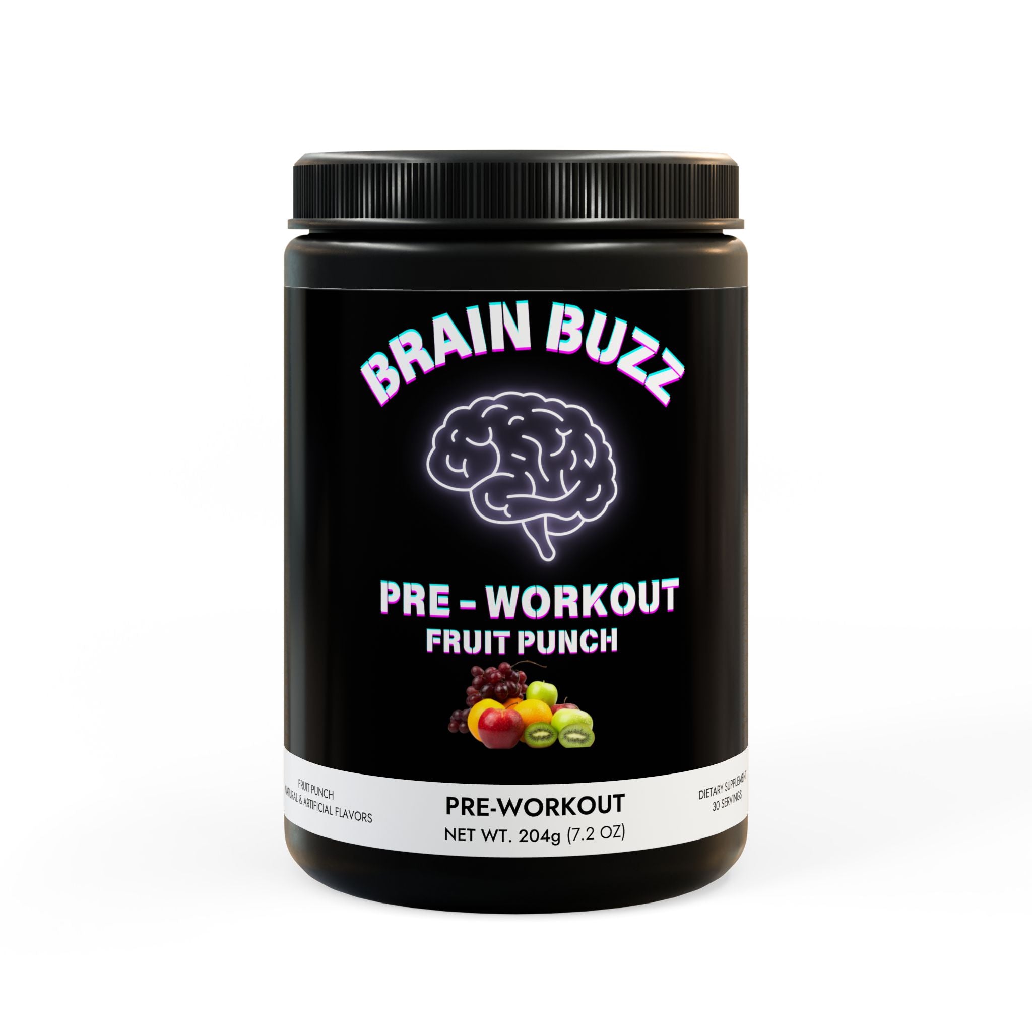 Pre-Workout Supplement, Fruit Punch (204g, 7.1oz)