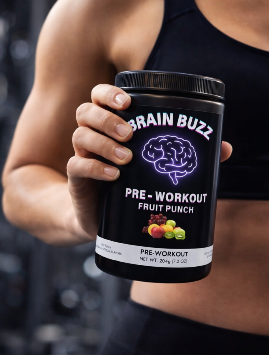 Pre-Workout Supplement, Fruit Punch (204g, 7.1oz)